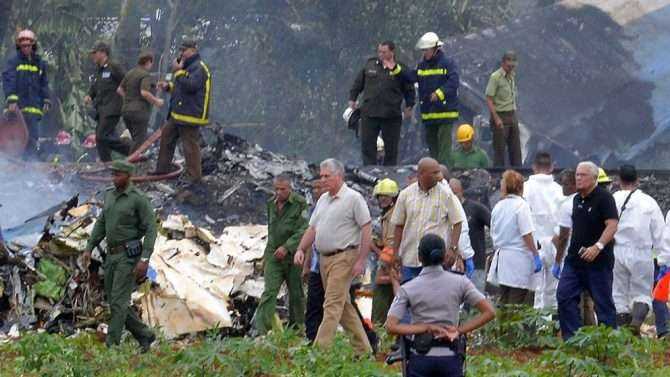 क्युबा विमान दुर्घटना : १०० हून अधिक प्रवाशांचा मृत्यू
