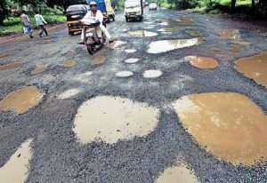 Mumbai Roads with Potholes