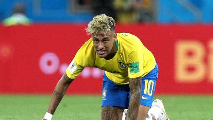 neymar fall
