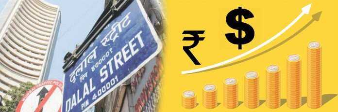 rupees down against dollar