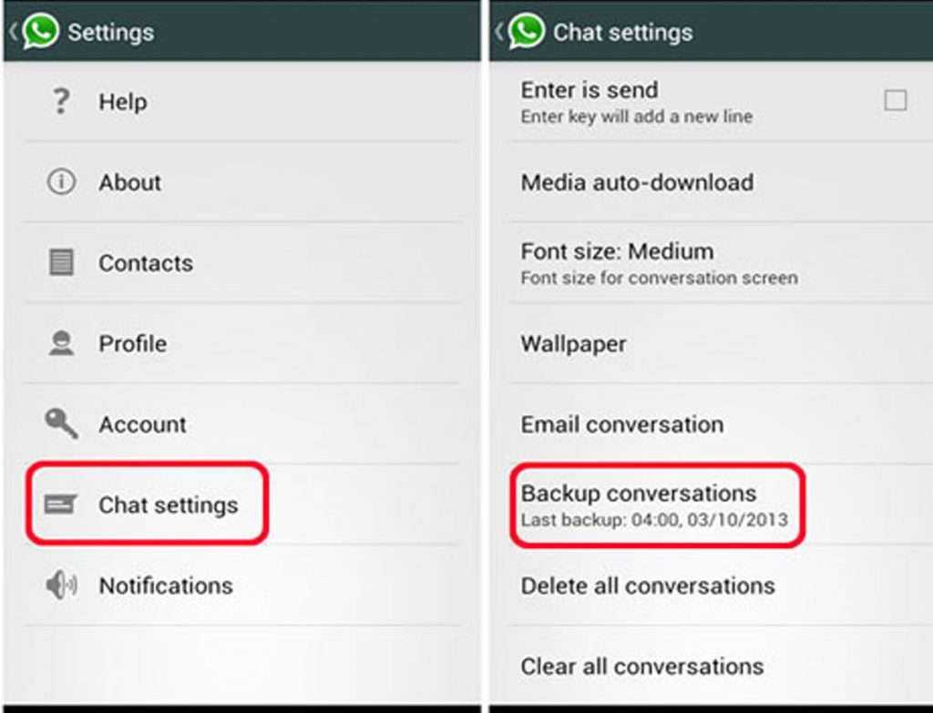 transfer android whatsapp message