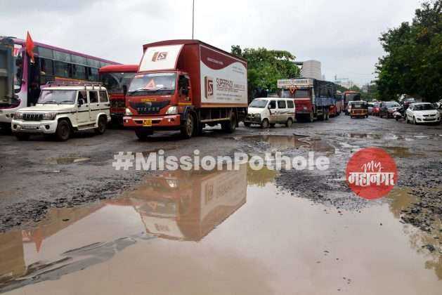 #MissionPothole sion panvel expressway