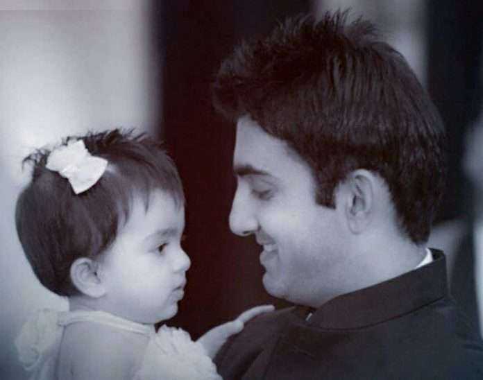 gautam with his daughter