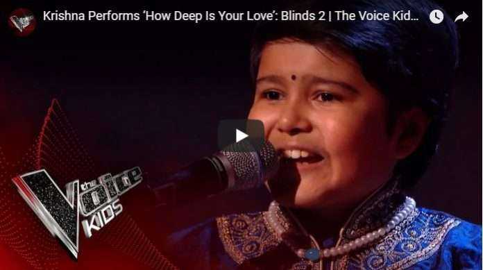 indian kid at Voice Kids UK