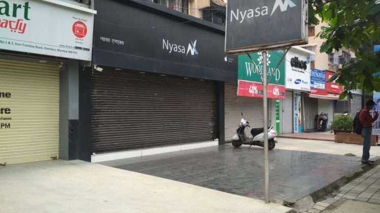 shops closed in chembur due to maratha morcha
