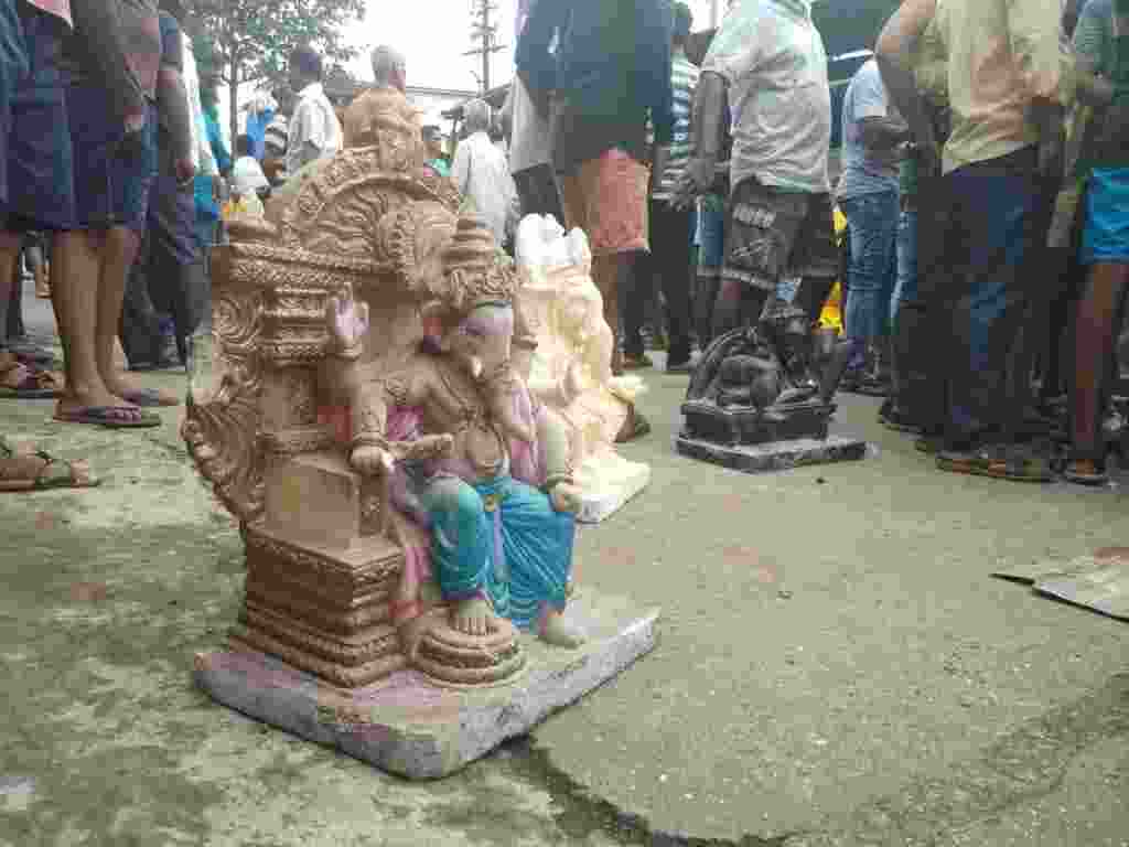 Ulhasnagar Ganpati idol workshop