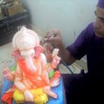 Prisoners made 1400 Ganapati idols