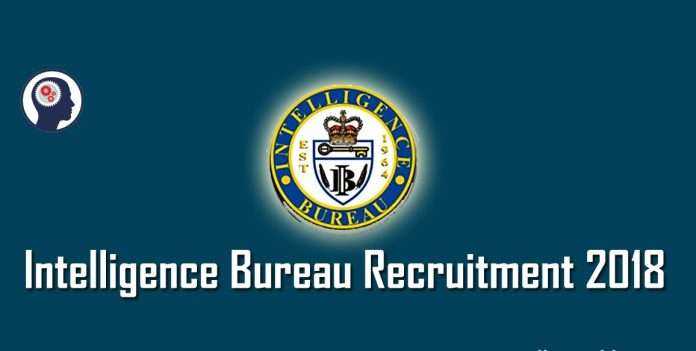 Intelligence Bureau IB Recruitment 2018 1054 post Vacancy