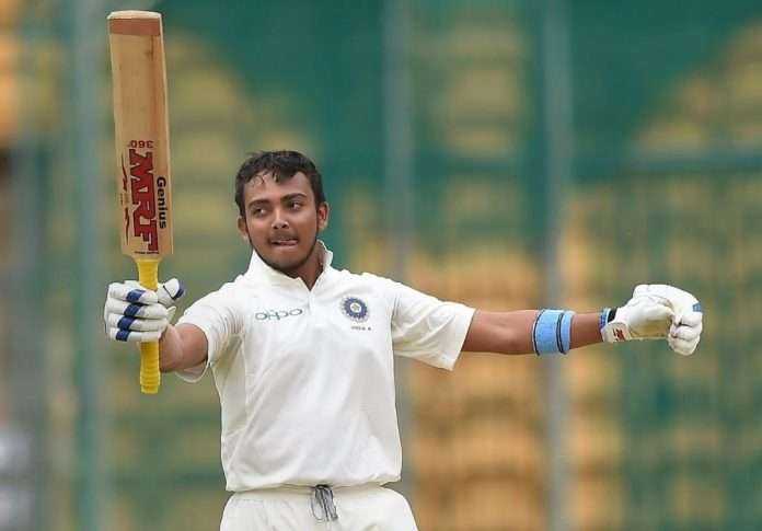 Prithvi Shaw 15th Indian to score hundred on Test debut