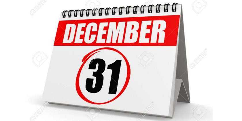 before 31st december