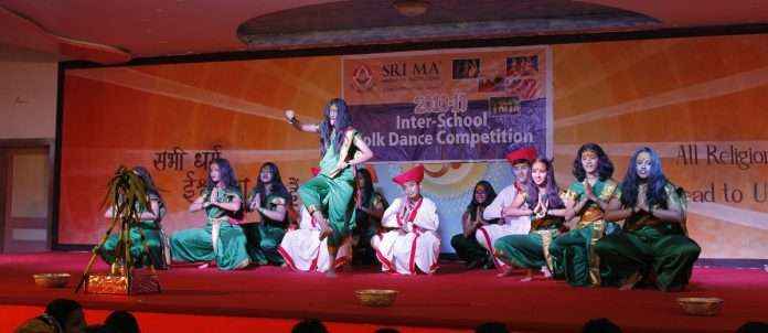 Inter school folk dance competition in thane