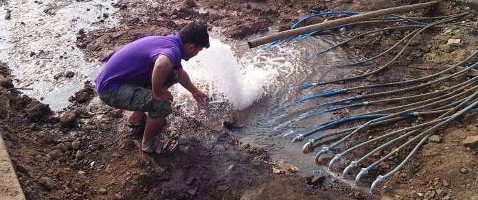Watershed in Ulhasnagar was destroyed by millions of liters of water
