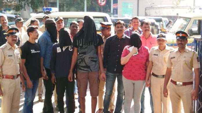 Mumbai police arrested 4 Nigerian cociane smugglers