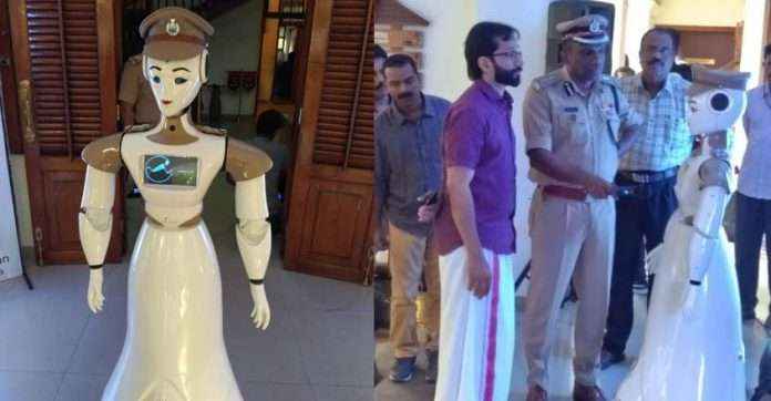 humanoid police robot inaugurated in kerala