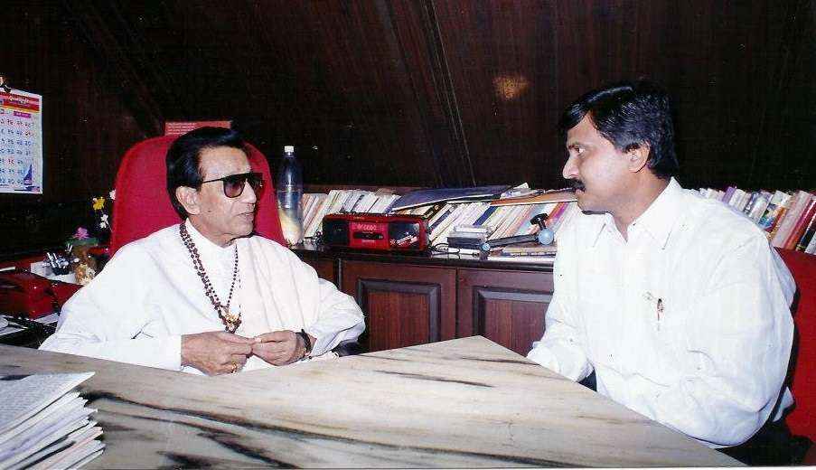 sanjay raut with balasaheb thackeray