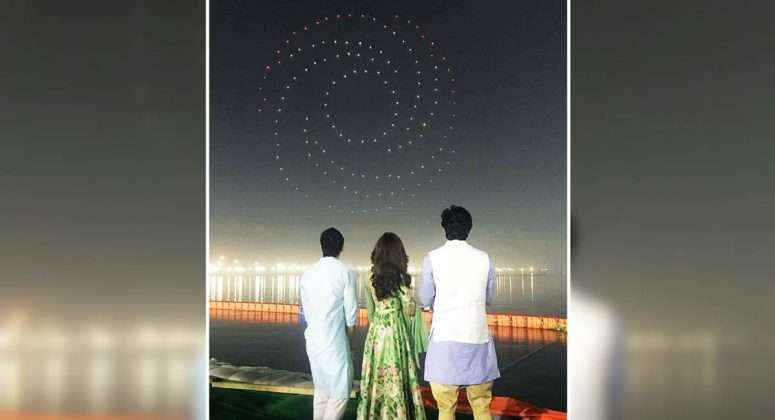 Alia Bhatt, Ranbir Kapoor and Ayan Mukerji unveil Brahmastra logo at Kumbh Mela