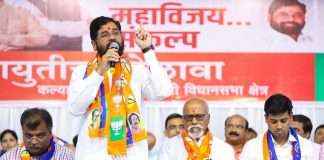 Eknath Shinde make laugh on NCP candidate Anand Paranjpe