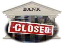 three days bank remain closed due to strike