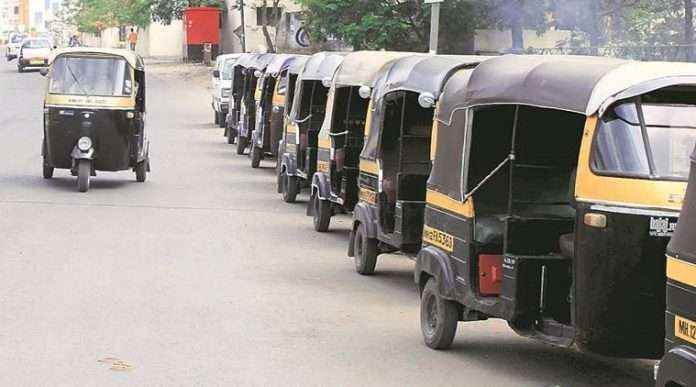 hundred of Bogus auto rickshaws are on bhiwandi