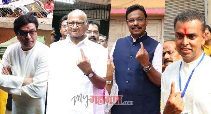 political leaders vote in lok sabha election 2019