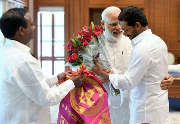 Jagan Mohan Reddy and Narendra Modi