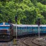 first time in the history of Konkan Railway Express train running on electric engine
