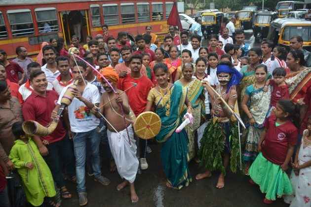 world tribal day celebrate in thane