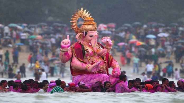 3 thousand 138 police officers were deployed to ganpati immersion