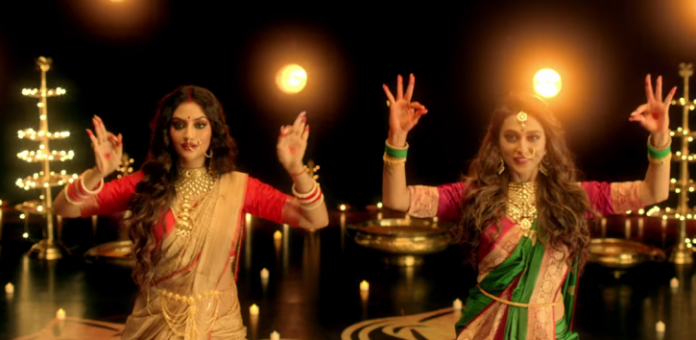 nusrat jahan mimi chakrabortys maa durga tribute dance video viral