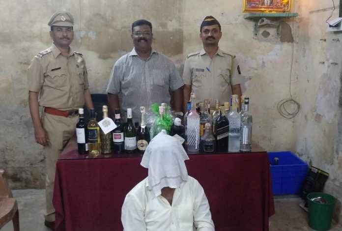 liquor seized by police in mumbai