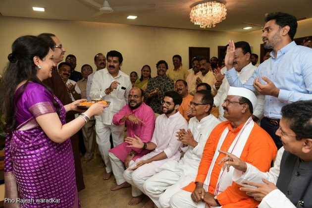 Newly elected MLAs were welcomed at Matoshree