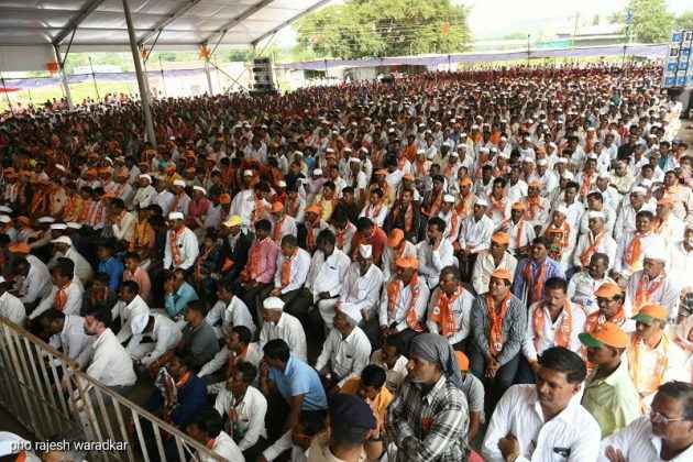 Uddhav Thackeray present for campaigning in Dindori, Surgana 13