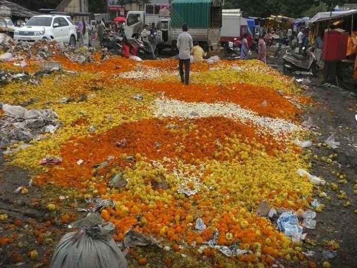 unseasonal rain hit flower market