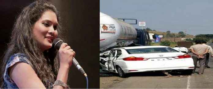 singer geeta mali car accident at shahapur in mumbai nashik expressway