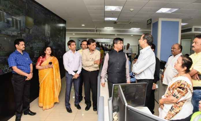 cm uddhav thackeray visit to bmc head office