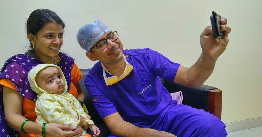 भिन्न रक्तगटाच्या ११ महिन्याच्या बाळावर यकृत प्रत्यारोपण!