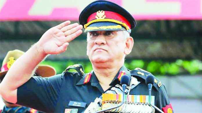 general bipin rawat first chief of defence staff of india