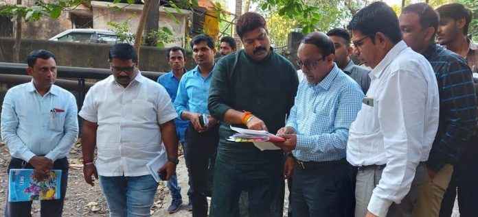 kdmc water issue observed by mla raju patil