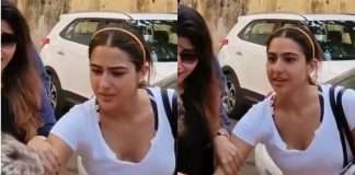 fan tries to kiss Sara Ali Khans hand