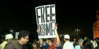 free kashmir poster in protest