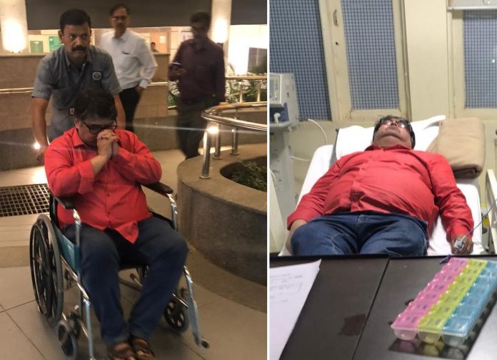 ranjeet savarkar admitted in hospital