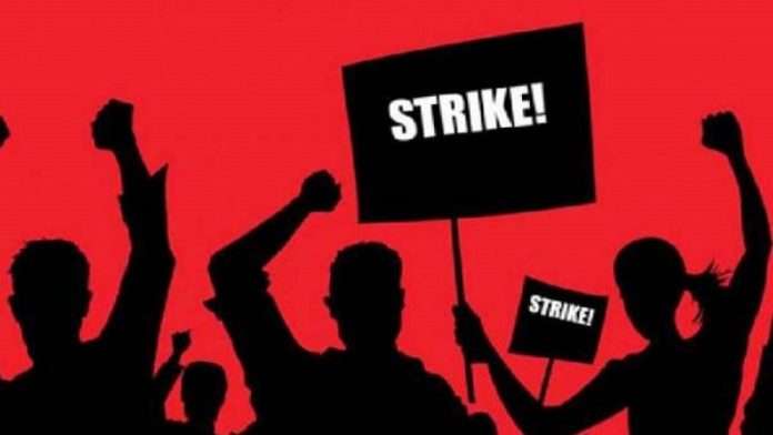 state government employee strike