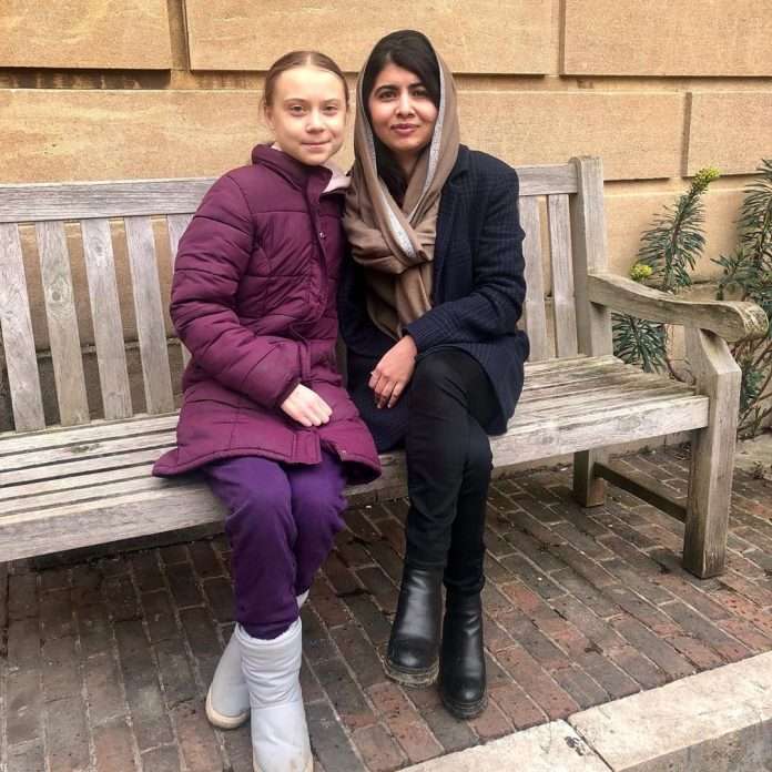 greta thunberg meets malala yousafzai at oxford university internet loves viral pic