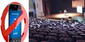 mobile banned in theater