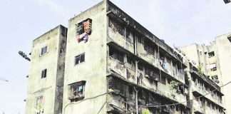 old building redevelopment work stuck in mumbai