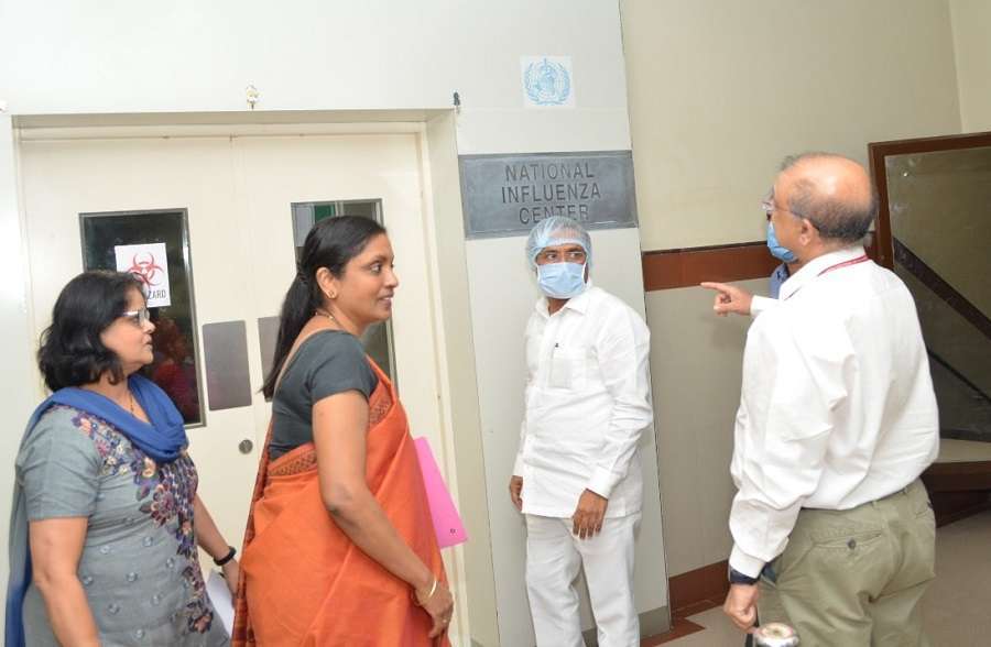 Health Minister Rajesh Tope visit nia