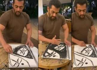 Salman Khan Sketching video