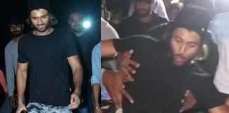 vijay devarakonda leg slip while walking video viral on social media