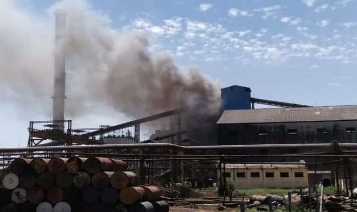 fire in Vikhe Patil Co-operative Sugar Plant