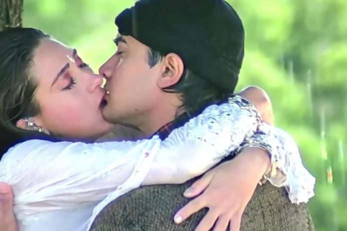 bollywood krishma kapoor opens up on her kissing scene with aamir khan in raja hindustani